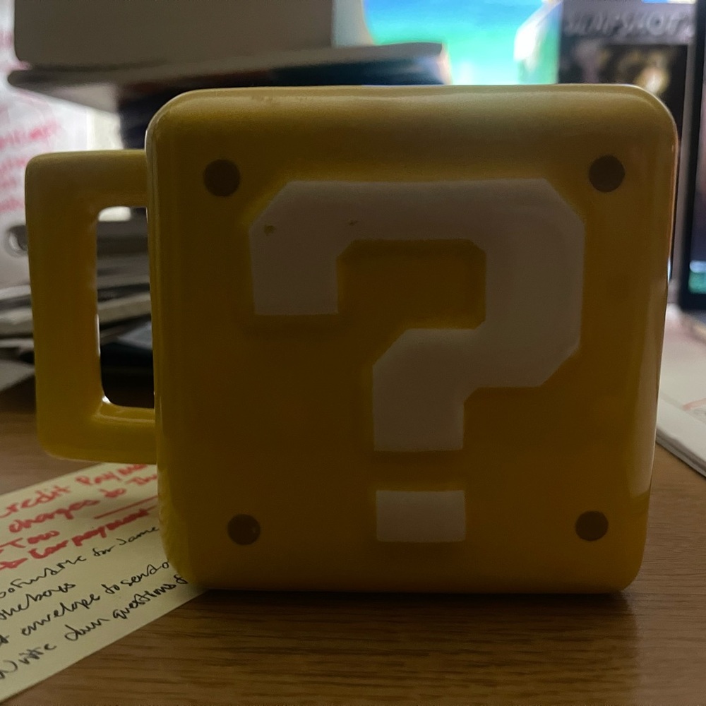 Super Mario Yellow Mystery Block Mug
